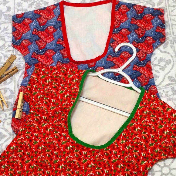 Set of two Clothes pin bags for the clothes line or closet storage, - Picture 1 of 5